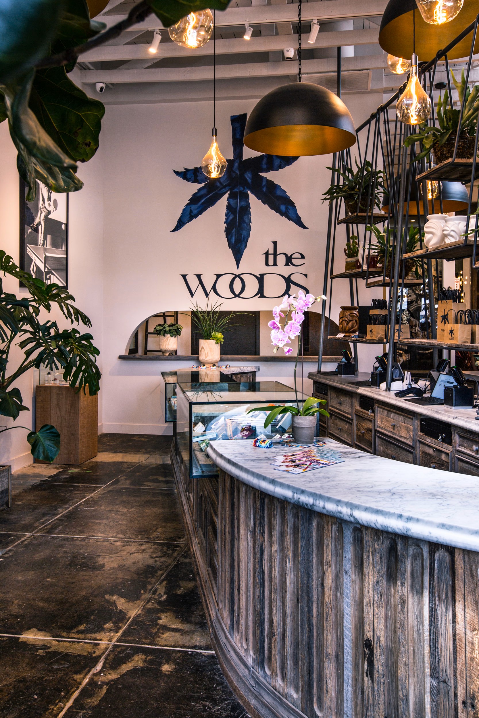 The Woods WeHo interior product display